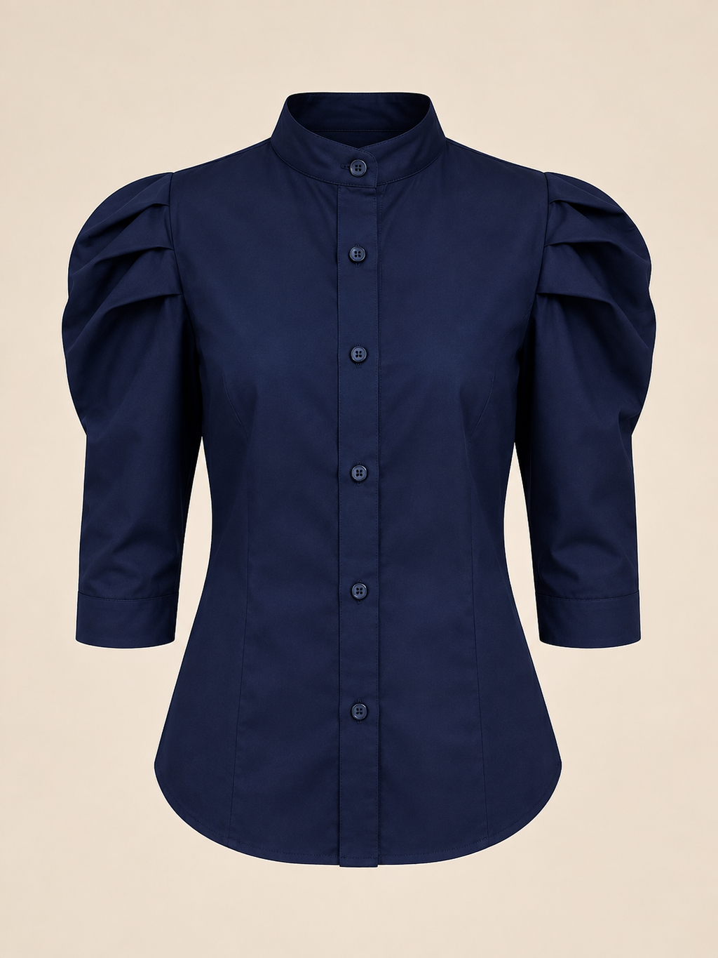 Blusa abullonada manga 3/4