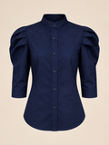 Blusa abullonada manga 3/4