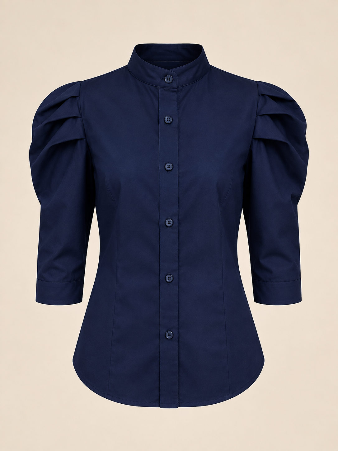 Blusa abullonada manga 3/4