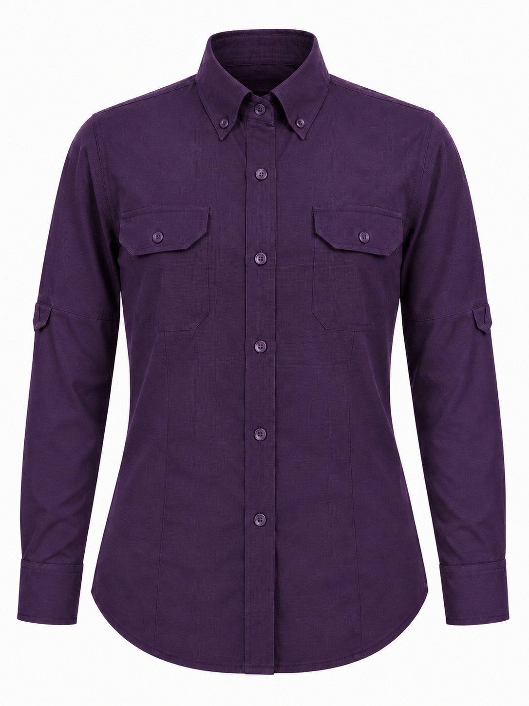 Camisa tipo culumbia manga larga
