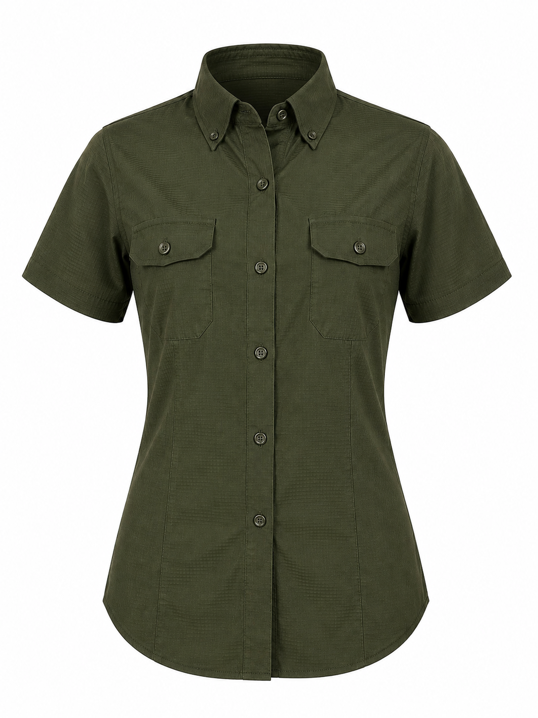 Camisa tipo culumbia manga corta