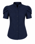 Camisa abullonada de manga corta